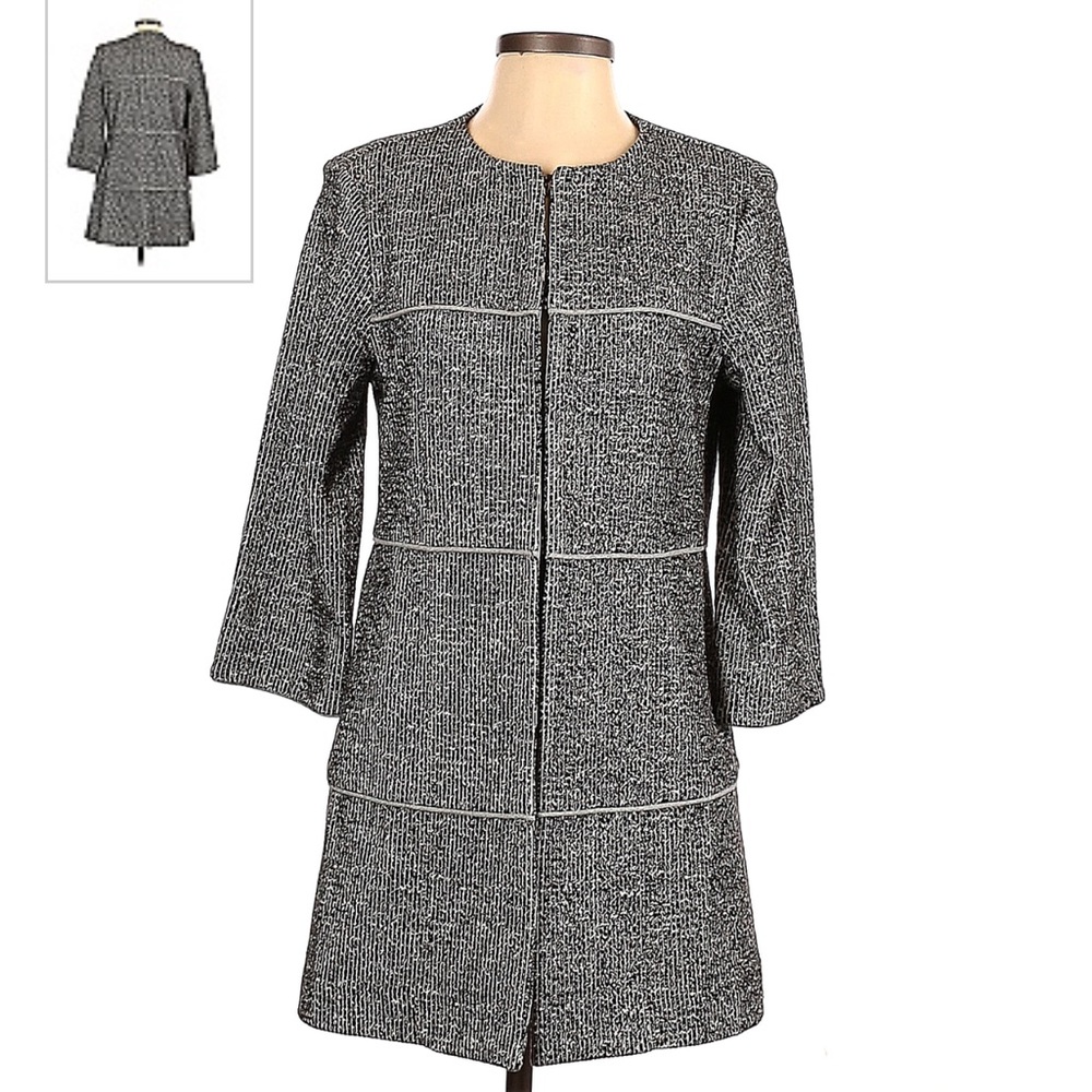 Cabi Style 5299 Long Petty Coat The Times Black White Sz M